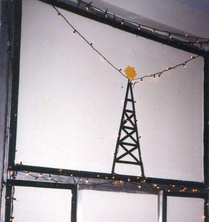 My radio tower art